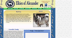 Desktop Screenshot of elkiesofalexander.com